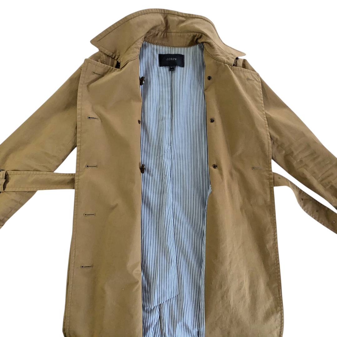 J. Crew Trench Coat Size 6