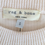 Rag & Bone Cream Cutout Sweater Size Small