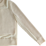 Rag & Bone Cream Cutout Sweater Size Small