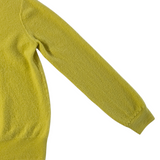 Vince Neon Yellow Cashmere Sweater Size Small