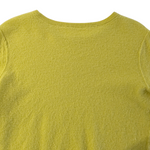 Vince Neon Yellow Cashmere Sweater Size Small