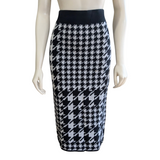 H&M Houndstooth Knit Skirt Size Small