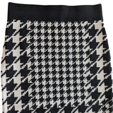 H&M Houndstooth Knit Skirt Size Small