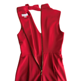 Calvin Klein Red Jumpsuit Size 2 NWT