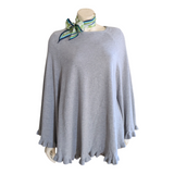 SAACHI Talia Ruffle Hem Poncho