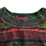 Desigual Morris Mandela Embroidered Sweater Size Medium