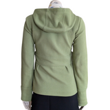 Sugarfly Green Pique Hooded Jacket Size Small