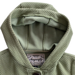 Sugarfly Green Pique Hooded Jacket Size Small