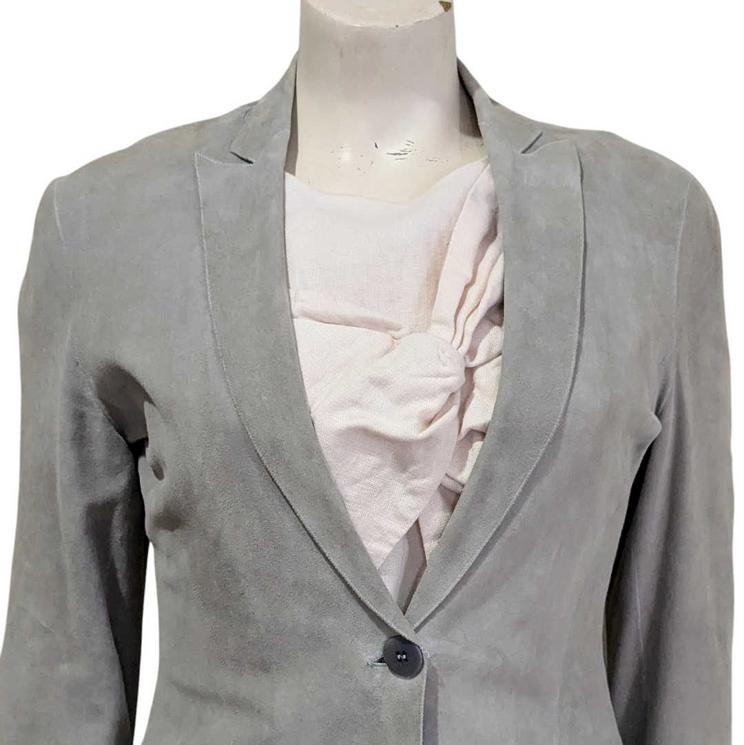 Armani Collezioni Suede Blazer Size 2