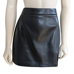 Wilfred Faux Leather Black Mini Skirt Size 6