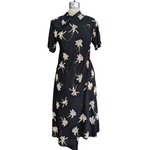 TopShop Orchid High Neck Draped Dress Size 8