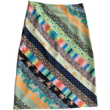 Steve Madden Mindy Patchwork Skirt Size Small