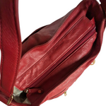 MICHAEL Michael Kors Portland Mandarin Red Leather Hobo Bag