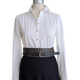 All Saints Aja Studded Belt Size M/L NWT