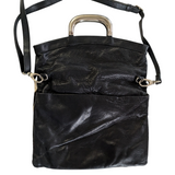 Maurizio Taiuti Foldover Cow Hair Bag