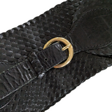 Omega Woven Leather Belt Size Small