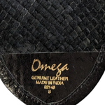 Omega Woven Leather Belt Size Small