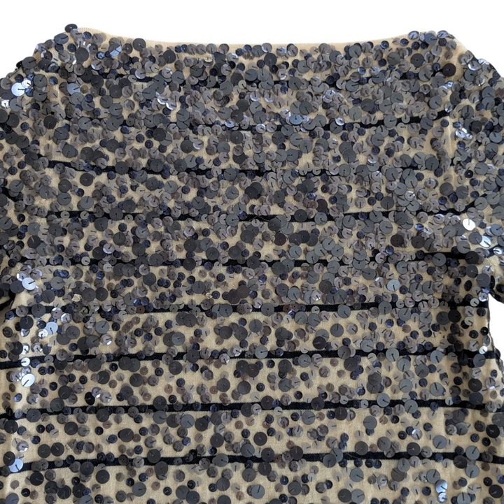J. Crew Sequin Stripe Confetti Sweater Dress Size XS