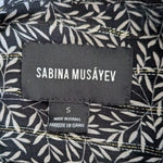 Sabina Musayev Semi Sheer Top Size Small