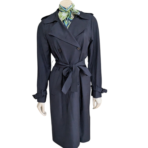 Theory Wool Trench Coat Size Petite