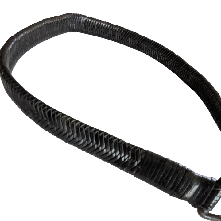 Fendi Braided Leather Tie Belt