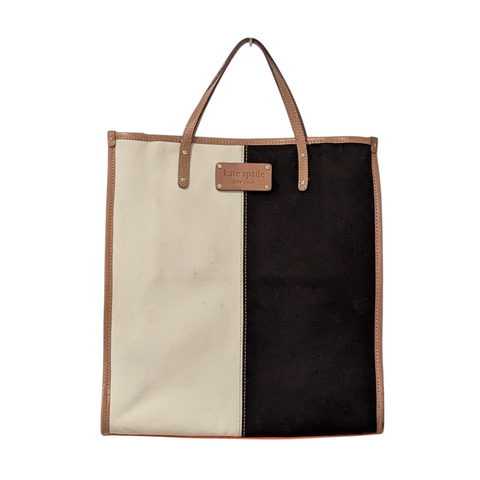 Kate Spade Vintage Color Block Canvas Tote