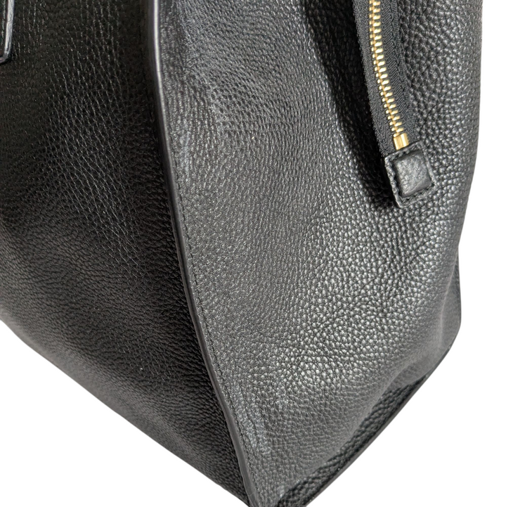 Salvatore Ferragamo Black Leather Tote