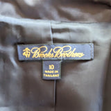 Brooks Brothers Navy Short Trench Coat Size 10