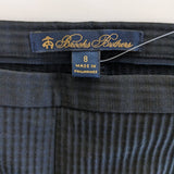 Brooks Brothers Textured Ankle Pants Size 8