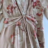 Zara Floral Maxi Dress Size Medium