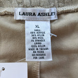 Laura Ashley Tan Lace Maxi Skirt Size XL