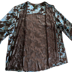 Poeme by Citron Silk Blend Kimono Size 1X