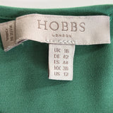 Hobbs Kelly Green Blouse Size 12