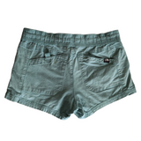 The North Face Teal Drawstring Shorts Size Medium