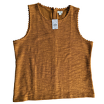 J. Crew Factory Gold Tank Size Large