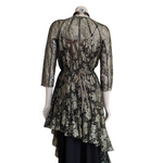 Byron Lars Asymmetrical Lace Jacket Size 6