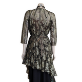 Byron Lars Asymmetrical Lace Jacket Size 6