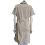 Sosander Zip Front Tan Denim Dress Size 12