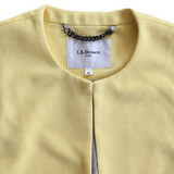 L.K. Bennett Jolie Coat Yellow Size Medium