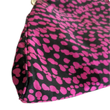 Glenda Gies Pink and Black Frame Bag