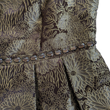 Carmen Marc Brocade Cocktail Dress Size 14