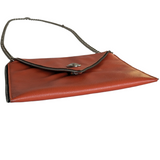 JJ Winters Orange Leather Crossbody