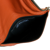 JJ Winters Orange Leather Crossbody