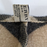 Burberry Vintage Novo Check Wool Poncho