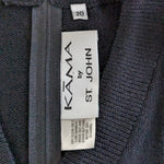 Kama for St John Vintage Faux Wrap Sweater Size 20
