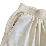 St John Santana Knit Shorts in Cream Size 6
