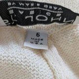 St John Santana Knit Shorts in Cream Size 6
