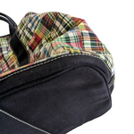 J. Crew Madras Plaid Overnight Tote