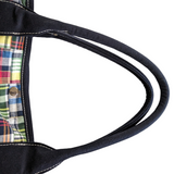 J. Crew Madras Plaid Overnight Tote