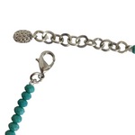 Hand Made Sterling and Bead Necklace